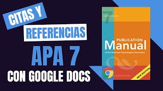 Cómo citar en APA 7ma edición con Google Docs guía completa [upl. by Ulda66]