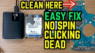 Hard Drive Repair amp Not Showing Up  Clicking Sound  Dead  No Spin  Data Recovery [upl. by Naesad]