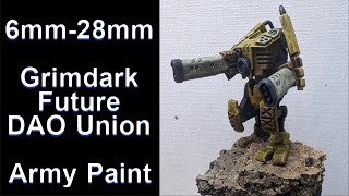 Upscaling 6mm models Painting a DAO Union army [upl. by Virgel254]