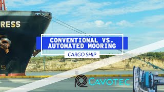 Conventional vs Automated Mooring Of Cargo Ships  Life At Sea [upl. by Legnaros782]