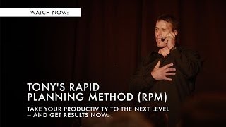 Tony Robbins Rapid Planning Method [upl. by Eatnod392]