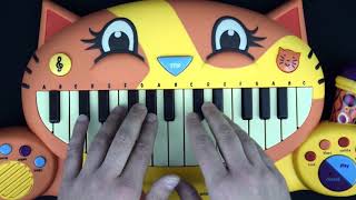 Baby Shark Song played on a Cat Piano Pinkfong [upl. by Weber]