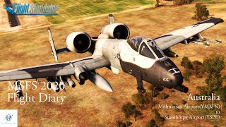 MSFS 2020 Flight Diary  1日1飛  Australia  YMMN to YSPE  Microsoft Flight Simulator 2020 [upl. by Yousuf]