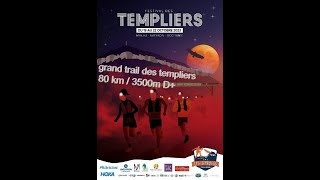 Grand trail des Templiers 2023  Que du bonheur [upl. by Hgielyak]