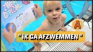 ZWEMDiPLOMA A HALEN 🏆🏊  Bellinga Familie Vloggers 1065 [upl. by Naamann]