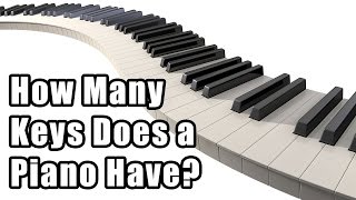 How Many Keys Does a Piano Have [upl. by Hymie]