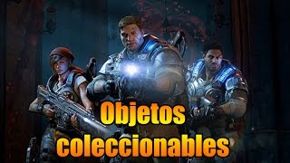 Gears of War 4  Todos los objetos coleccionables Objetos e Identificadores de la CGO [upl. by Elleivap]