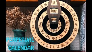 How To DIY Perpetual Calendar Paper Craft [upl. by Eiramanit]