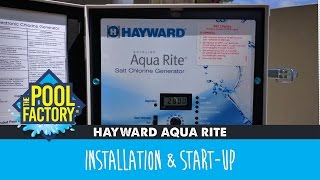 Hayward Aqua Rite  Installation amp StartUp [upl. by Odarnoc820]