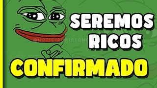 NOTICIAS DE PEPE 🔥SEREMOS RICOS  CONFIRMADO 🔥🐸  NOTICIA CRIPTOMONEDA HOY [upl. by Adabelle]