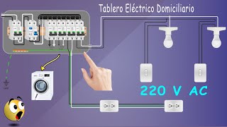 TABLERO ELÉCTRICO DOMICILIARIO  EXPLICACIÓN PASO A PASO [upl. by Nette]