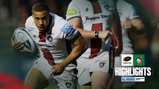 Highlights Saracens v Leicester Tigers  Gallagher Premiership 2425 Round 6 [upl. by Dlonra]