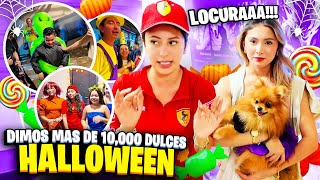 DIMOS MÁS DE 1000 DULCES EN HALLOWEEN🎃🍬 Hermanas JM [upl. by Aliuqet]