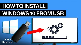 How To Install Windows 10 From USB 2022 [upl. by Kauffman]