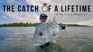 THE CATCH OF A LIFETIME  DIY Fly Fishing for Giant Trevally TRAILER [upl. by Akitan]