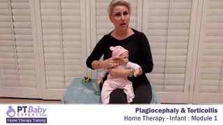 At home therapy for torticollis amp plagiocephaly [upl. by Enicnarf]