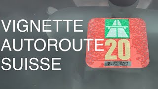 CHANGER VIGNETTE AUTOROUTE SUISSE TUTO 2023 [upl. by Asirralc]