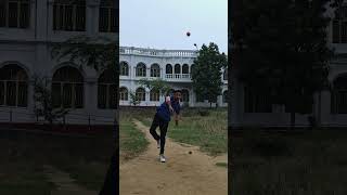 Day 1 of becoming offspinner to leg spinner in 90 days minivlog cricket shorts cricketlover [upl. by Ailadgim]