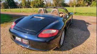 Porsche Boxster 987 For Sale at AMS Porsche walkaround video [upl. by Antonella]