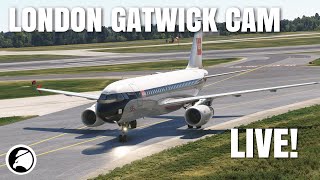 London Gatwick Cam  Microsoft Flight Simulator  VATSIM [upl. by Agatha492]