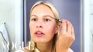 Karolína Kurková’s Guide to Super Quick Supermodel Beauty  Beauty Secrets  Vogue [upl. by Omolhs904]