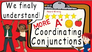 Coordinating Conjunctions More  Award Winning Coordinating Conjunctions Teaching Video  FANBOYS [upl. by Annabell]