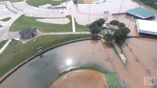 Incredible drone footage shows severe flooding at Sienna Plantation in Sugar Land [upl. by Thompson]