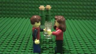 How To Build A Lego Champagne Bottle Valentines Special [upl. by Plato]