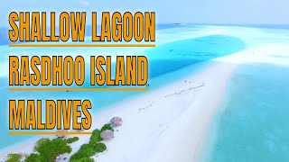 RASDHOO ISLAND MALDIVES SHALLOW LAGOON [upl. by Akemad634]