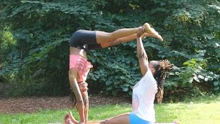 3 MustTry Beginner AcroYoga Poses [upl. by Ennayr]