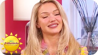 So perfektionistisch ist Shirin David  die Rapperin zu Gast im Studio  SAT1 Frühstücksfernsehen [upl. by Alesiram725]