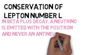 Conservation Of Lepton Number [upl. by Ordisy305]