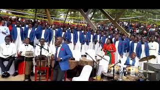 quotOYEquot SONG BY JINJA DIOCESE Bajjampola Edrine in the choir of Jinja Diocese at Namugongo 2023 [upl. by Adamik]