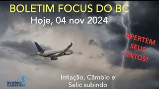 Boletim Focus do Banco Central 04nov2024 [upl. by Engleman]