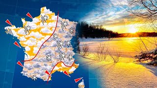 Prévision Météo Novembre 2023  Larrivée Précoce de lHiver  Vague de Froid  France [upl. by Ihcalam]