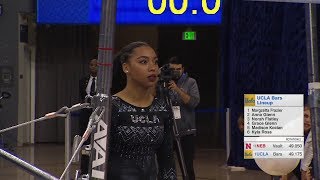 Margzetta Marz Frazier UCLA  Uneven Bars 9875  Nebraska at UCLA  2019 NCAA Gymnastics [upl. by Kcirdneked669]