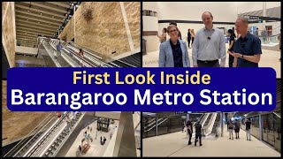 First Look Inside Barangaroo Station  Sydney Metro City amp South West Community Open Day [upl. by Hamforrd]