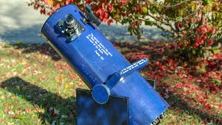 DIY 8quot NEWTONIAN TELESCOPE COMPLETE BUILD [upl. by Akihc]