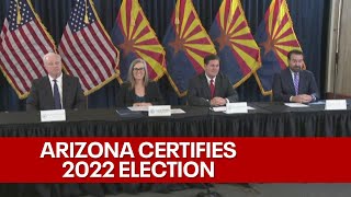 Arizona certifies midterm election results [upl. by Marysa]