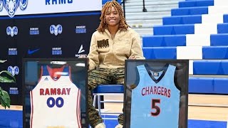 Ramsay Retires WNBA Champion Jaylyn Sherrods Jersey [upl. by Lleinad]