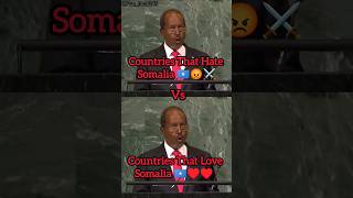 Countries That Hate Vs Love Somalia 🇸🇴 shorts youtubeshorts [upl. by Lemmor]