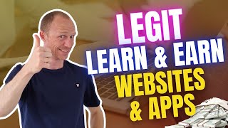 4 LEGIT Learn and Earn Websites and Apps Options for ALL [upl. by Eeleimaj]