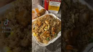 Extreme Teriyaki Grill Express shrimphibachi dinner fyp letseat [upl. by Loar487]