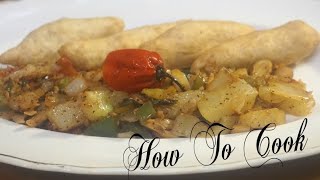 HOW TO MAKE A FAST EASY AND SIMPLE JAMAICAN BREAKFAST SALT FISH AND CHOCHO RECIPE 2017 [upl. by Irod]