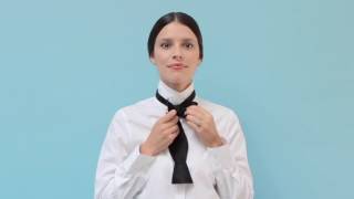 How to tie a bow tie video tutorial  The Black Tux [upl. by Acinoj]