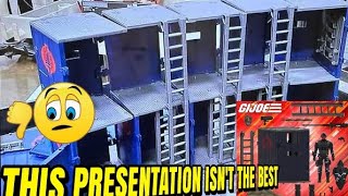 2024 MCM LONDON COMIC CON GIJOE CLASSIFIED MULTIPLE COBRA BUNKER BUILD REVEAL COULD OF BEEN BETTER [upl. by Eba]