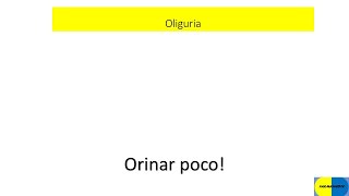 Oliguria  Orino muy poco  Orina muy concentrada  Causas  Tratamiento [upl. by Yebba499]