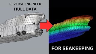 How to reverse engineer and clean up hull data for hydrodynamics and seakeeping analysis [upl. by Sigvard]