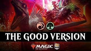 The dinosaur deck that wins ranked games  Standard MTG Arena [upl. by Agneta]