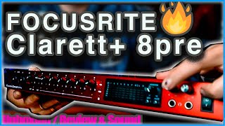 FOCUSRITE CLARETT 8pre Overview amp Test Is it as Good as they say 🤔 English Review [upl. by Olympium]